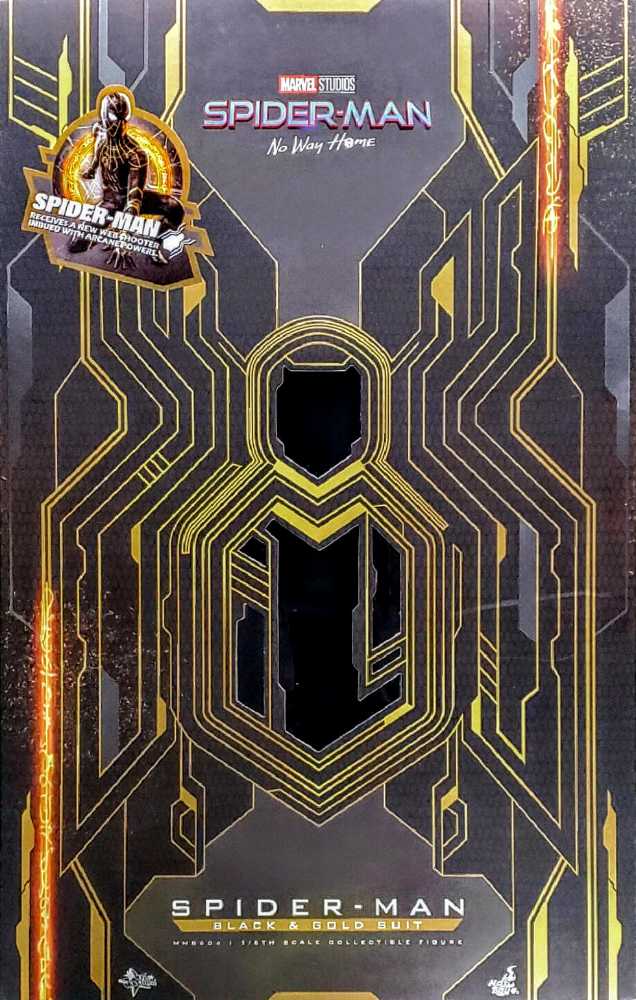 Spider-Man: No Way Home - Hot Toys (Spider-Man (Black & Gold Suit)) action figure collectible - Main Image 1