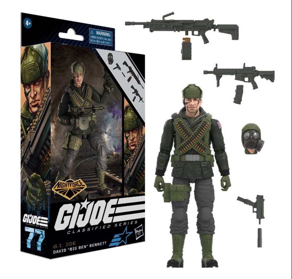 #77 David “Big Ben” Bennett - Hasbro (G.I. Joe) action figure collectible [Barcode 5010996116741] - Main Image 2