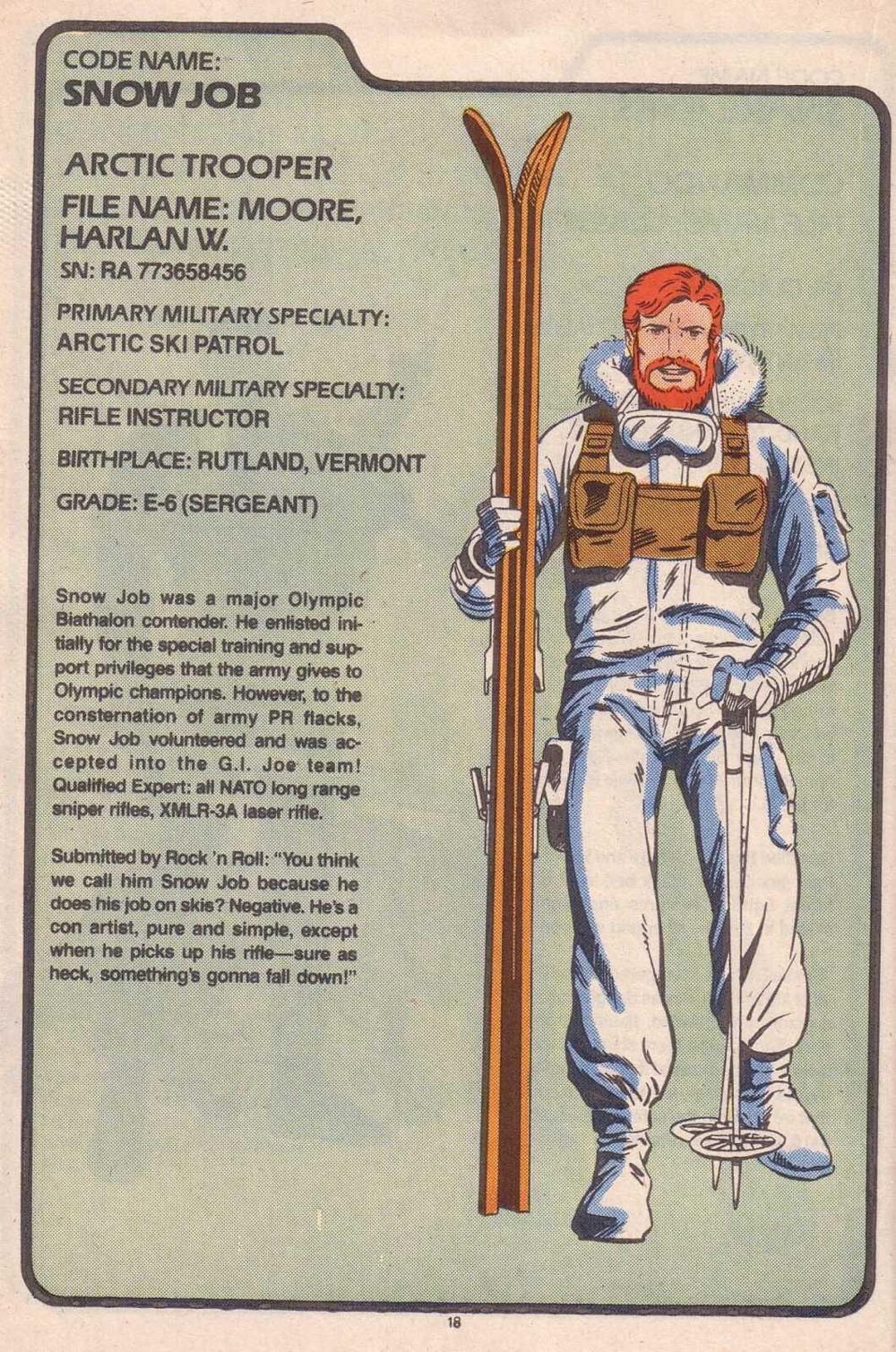 #67 Snow Job - Hasbro (G.I. Joe) action figure collectible [Barcode 5010996111371] - Main Image 2