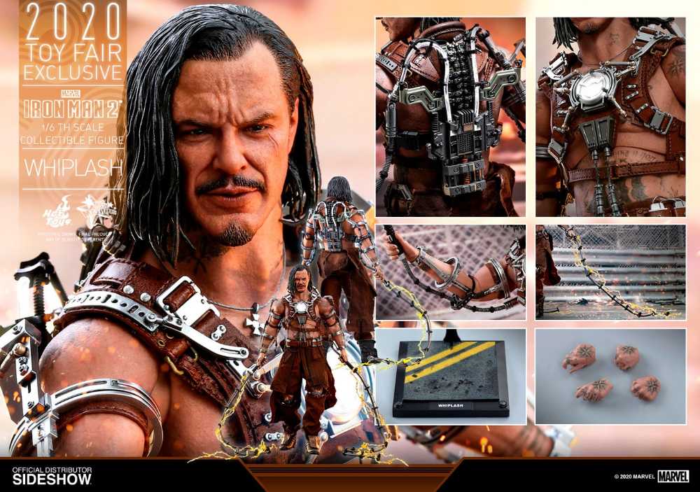 Iron Man 2 - Hot Toys (Whiplash) action figure collectible - Main Image 2