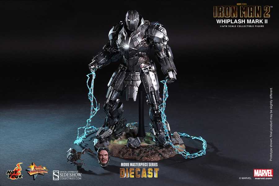 Iron Man 2 - Hot Toys (Whiplash Mark II) action figure collectible - Main Image 2
