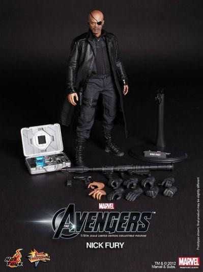 The Avengers - Hot Toys (Nick Fury) action figure collectible - Main Image 2