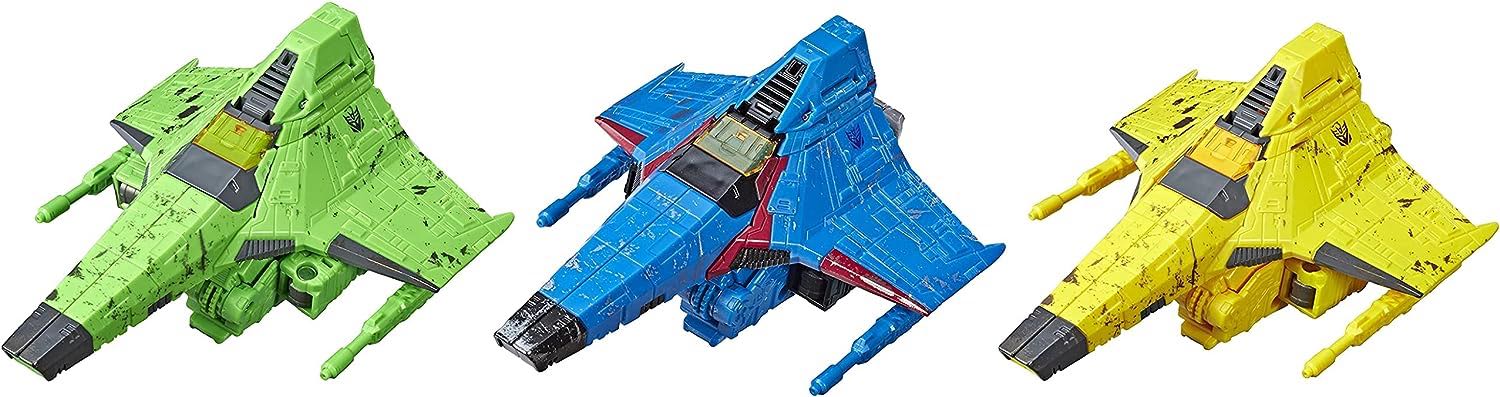 Seekers 3-Pack, Acid Storm WFC-S52, Ion Storm WFC-S53, Nova Storm WFC-S54 (Voyager Class) - Hasbro / Takara Tomy (Transformers Generations War for Cybertron: Siege) action figure collectible [Barcode 5010993640584] - Main Image 2