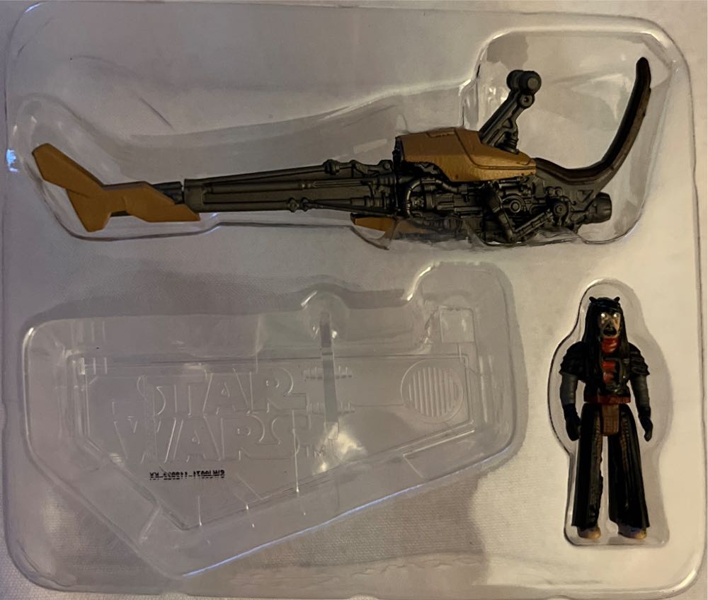Nikto Speeder with Tusken Raider - [Scout Class] - Jazwares LLC (Star Wars - Micro Galaxy Squadron) action figure collectible - Main Image 1