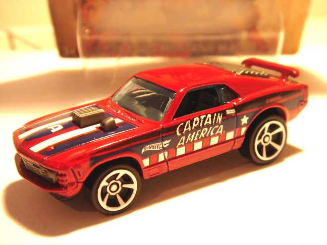 Hot Wheels ’40 Ford Coupe Yellow Captain America 1 8 - Hot Wheel / Mattel (hot Wheels marvel) action figure collectible [Barcode 887961226904] - Main Image 4