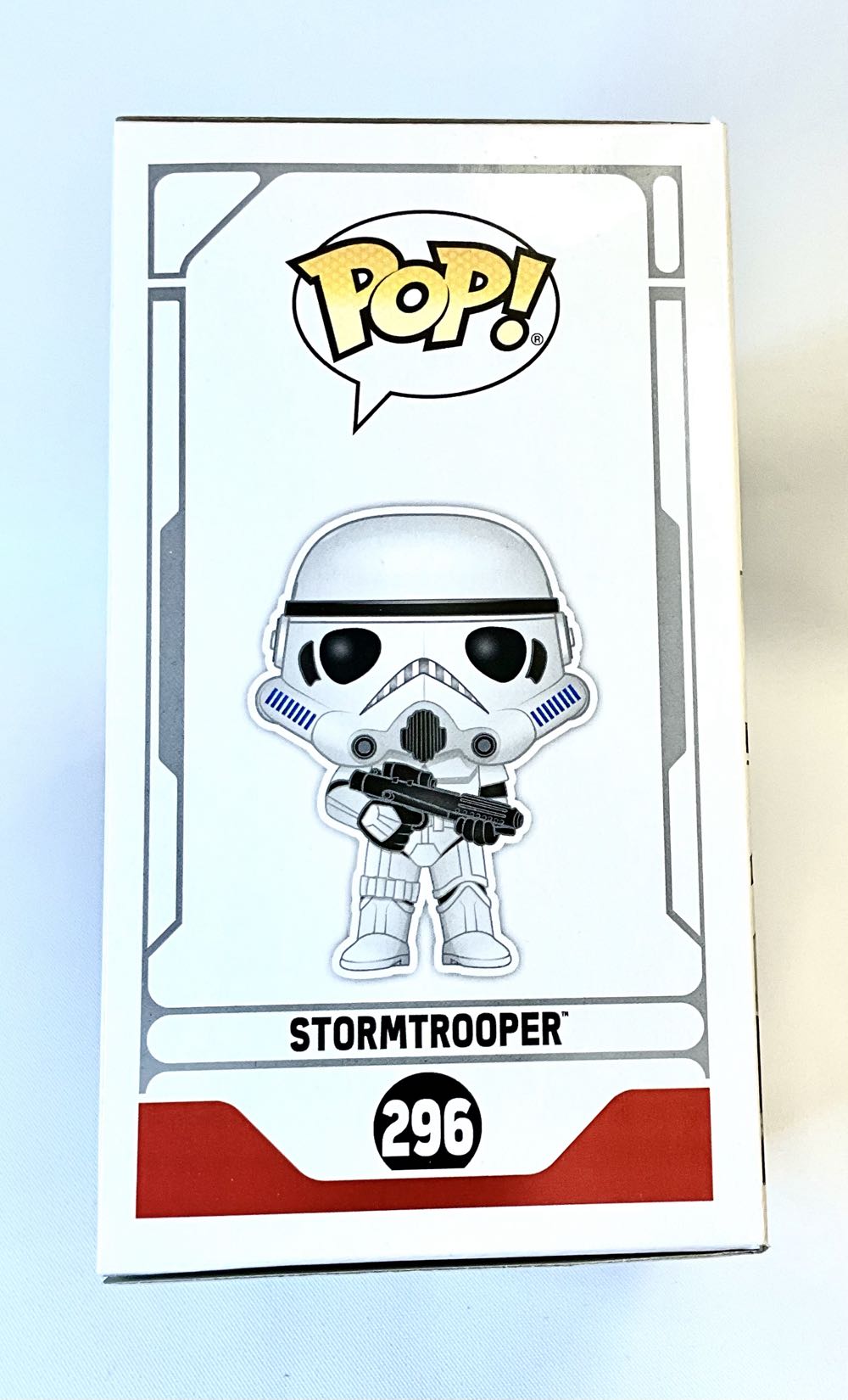#296 Stormtrooper  (Funko Pop!) action figure collectible [Barcode 889698376532] - Main Image 3