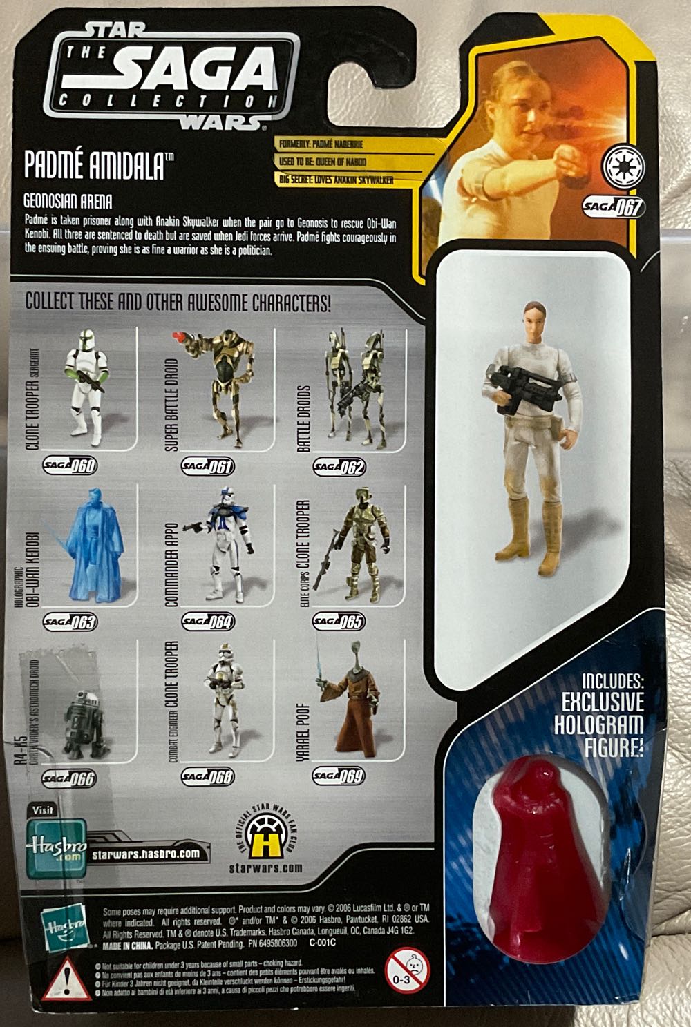 Saga Collection - #67 - Padme Amidala - Hasbro (Attack Of The Clones) action figure collectible - Main Image 2