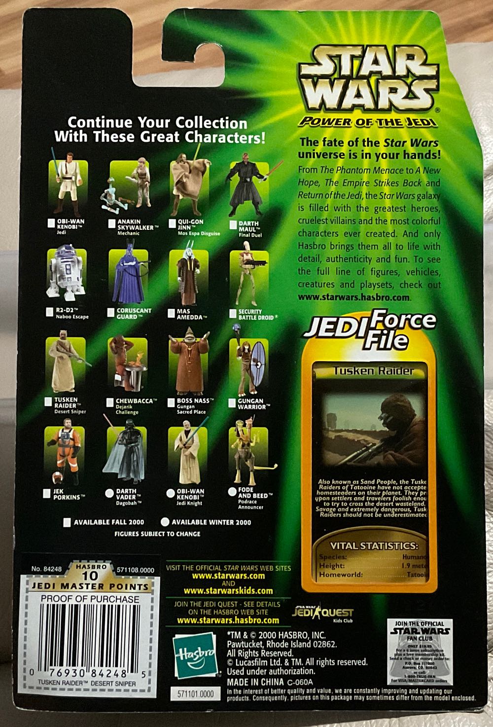 Power Of The Jedi - Tusken Raider - Hasbro (The Phantom Menace) action figure collectible - Main Image 2