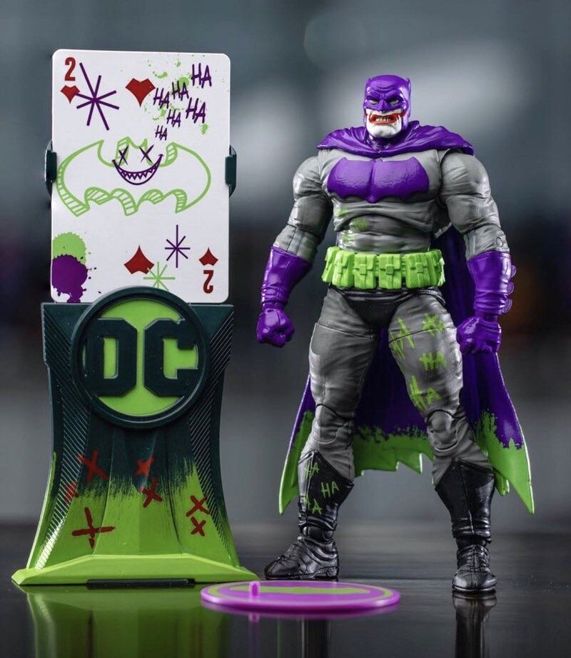 Batman - (The Dark Knight Returns) Jokerized - McFarlane (Jokerized) action figure collectible [Barcode 0787926170481] - Main Image 1