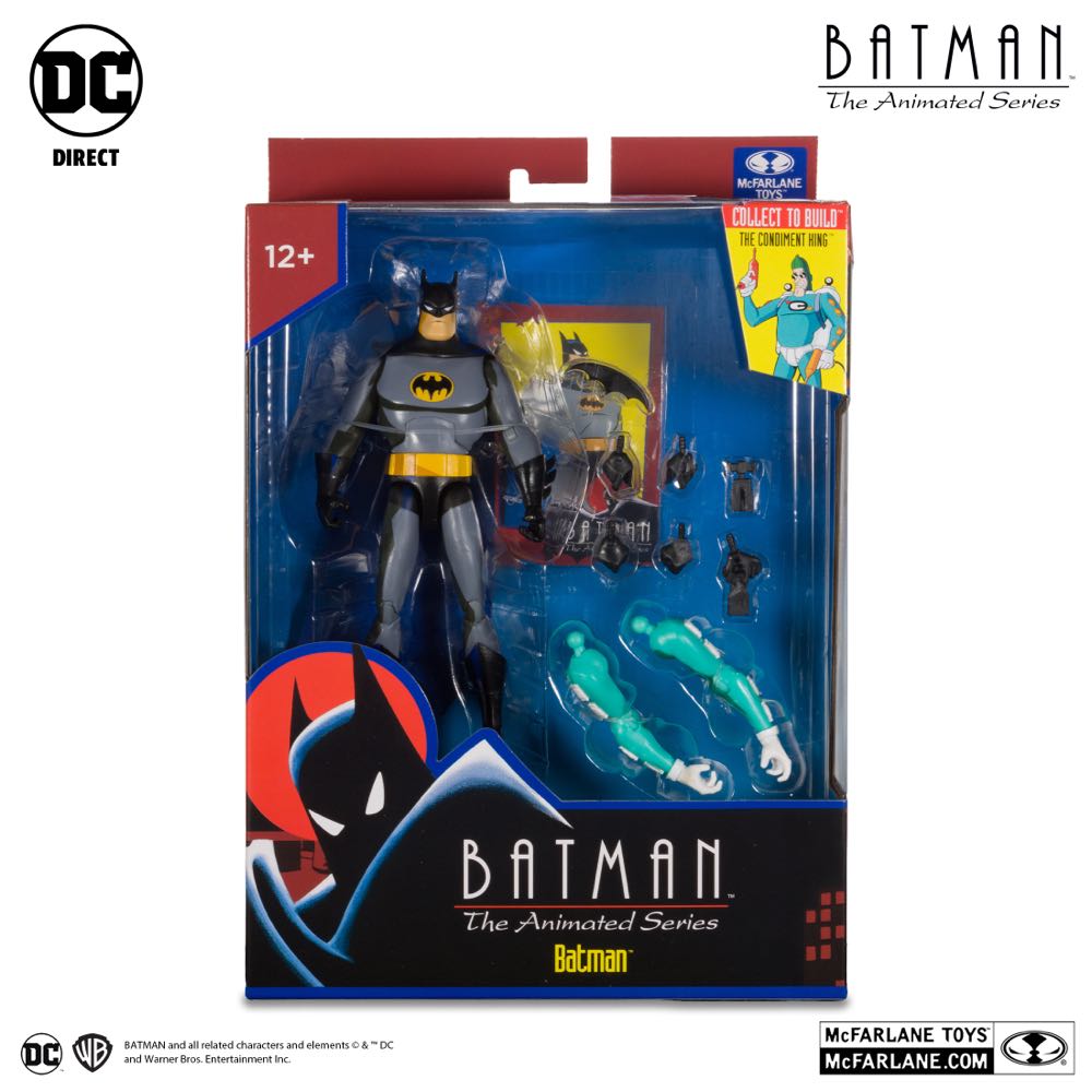 Batman (BTAS) - McFarlane Toys / DC Direct (Condiment King CTB Wave) action figure collectible [Barcode 787926176117] - Main Image 2