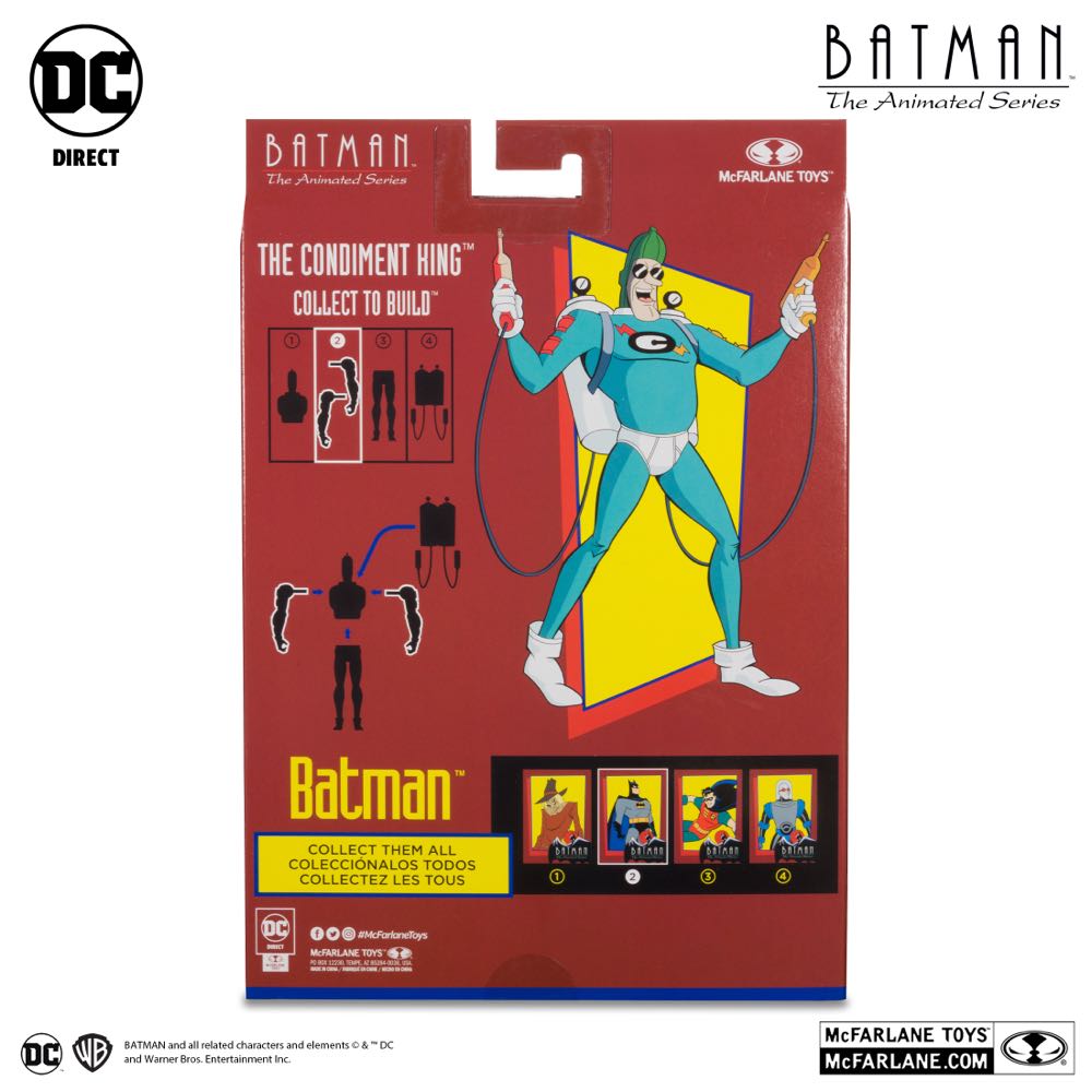 Batman (BTAS) - McFarlane Toys / DC Direct (Condiment King CTB Wave) action figure collectible [Barcode 787926176117] - Main Image 3