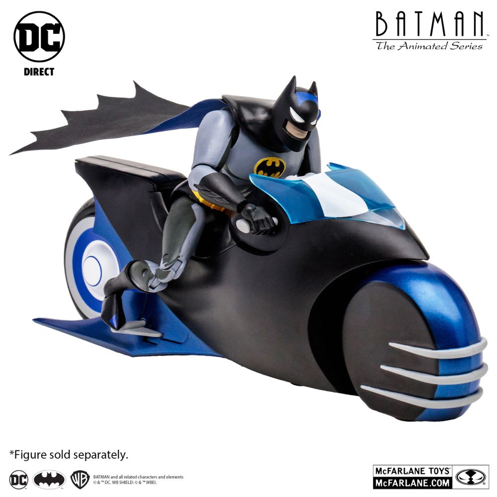Batcycle - McFarlane Toys (DC Direct) (Batman: The Animated Series) action figure collectible [Barcode 787926176094] - Main Image 3