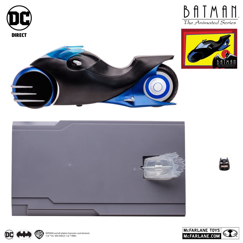 Batcycle - McFarlane Toys (DC Direct) (Batman: The Animated Series) action figure collectible [Barcode 787926176094] - Main Image 4