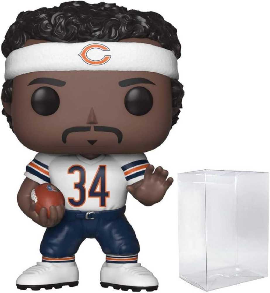 Funko POP!#78 Chicago Bears Walter Payton (Away Jersey) - Funko (Chicago Bears) action figure collectible [Barcode 889698333016] - Main Image 3