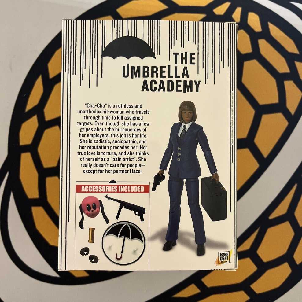 Cha-cha - Boss Fight Studios (The Umbrella Academy) action figure collectible [Barcode 814800021567] - Main Image 3