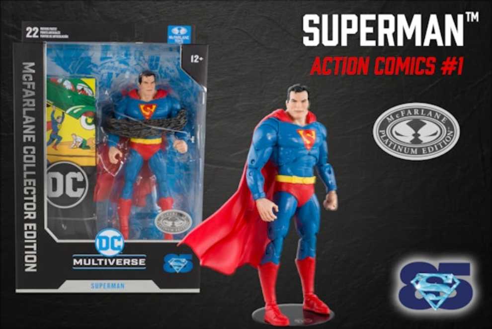 DC Multiverse Superman: Action Comics #1 - Mcfarlane DC Multiverse: DCEU (Superman Action Comics #1) action figure collectible [Barcode 787926170092] - Main Image 3