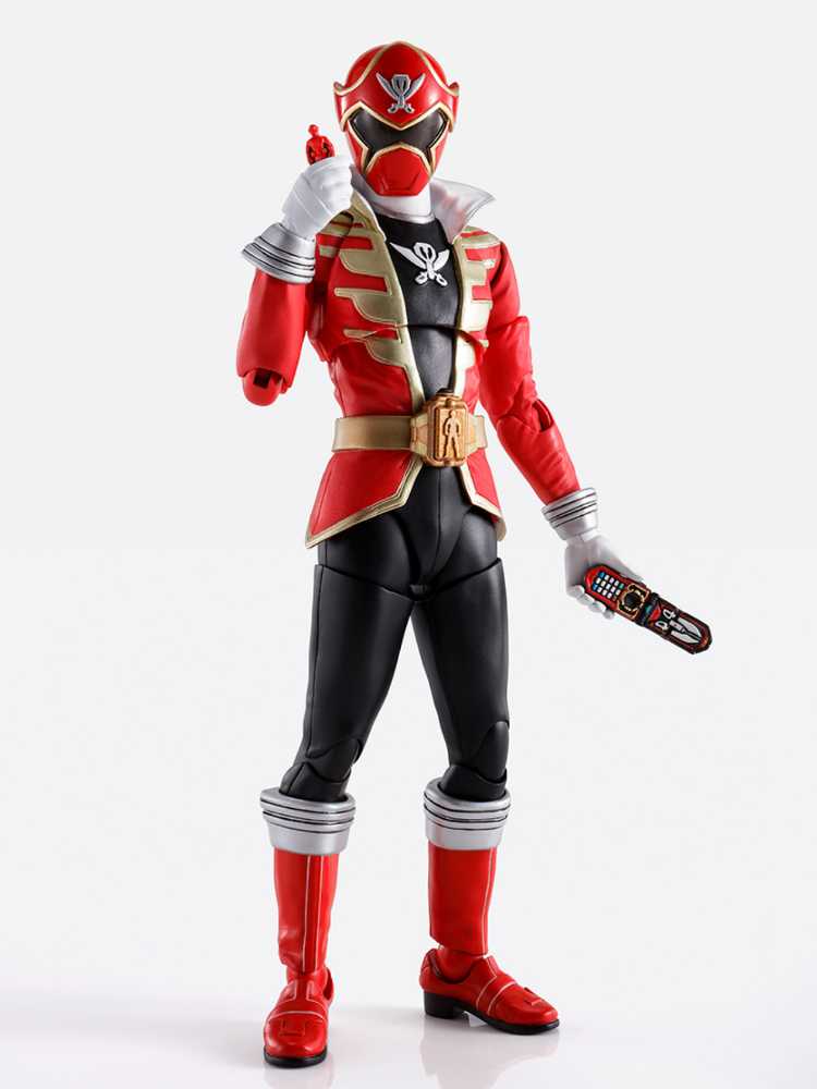 Gokai Red - Kaizoku Sentai Gokaiger - S.H. Figuarts - Bandai (Super Sentai) action figure collectible [Barcode 4573102633194] - Main Image 3
