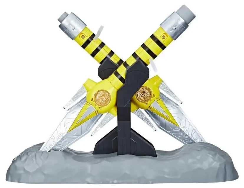 Mighty Morphin Power Rangers - Hasbro (Yellow Ranger Power Daggers) action figure collectible - Main Image 2