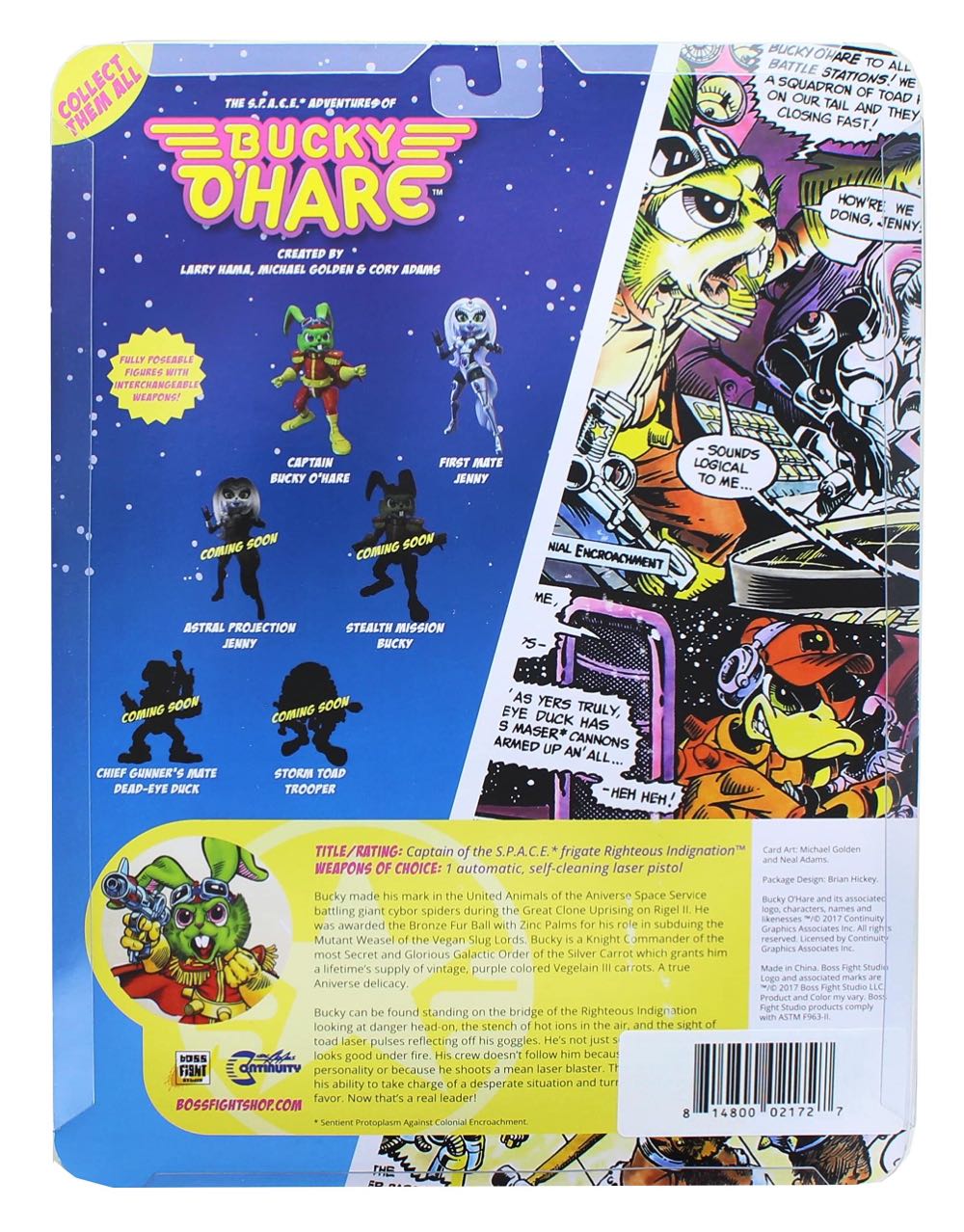 Bucky O’Hare: Captain Bucky O’Hare - Boss Fight Studio action figure collectible - Main Image 4