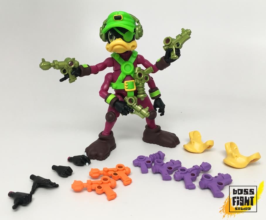 Bucky O’Hare: Corsair Canard Dead-Eye Duck BBTS Shared Exclusive With Lunchbox - Boss Fight Studio action figure collectible - Main Image 2