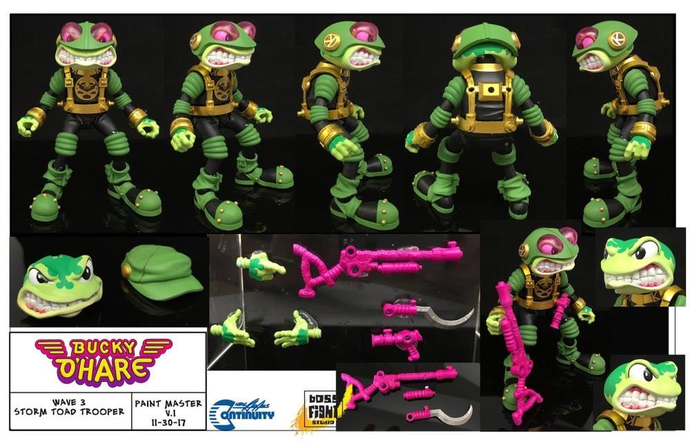 Bucky O’Hare: Storm Toad Trooper - Boss Fight Studio action figure collectible - Main Image 2