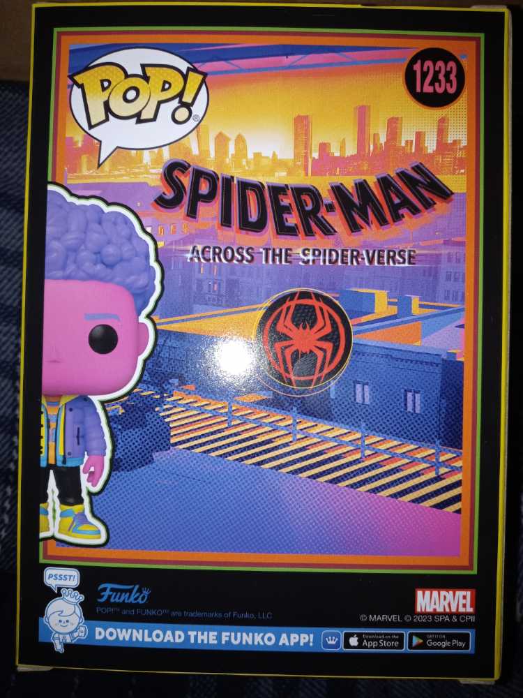 Spider-Man: Across The Spiderverse: Miles Morales #1233 - Funko (Spider-Man: Across the Spiderverse) (Spider-man Across The Spider-verse) action figure collectible [Barcode 889698739368] - Main Image 2