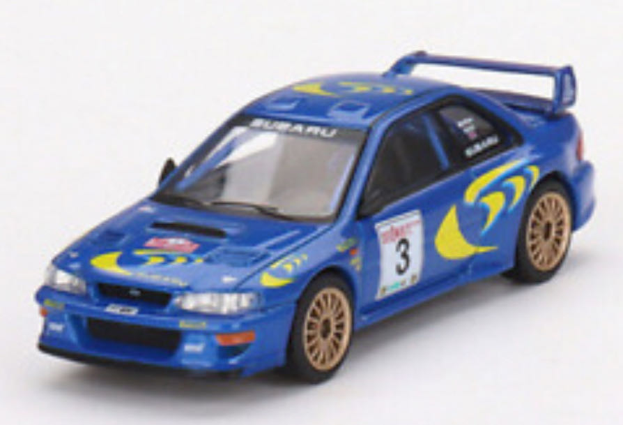 Subaru Impreza Wrc97 Rally Sanremo Winner #3 Lhd GT512 - Mini GT (WRC 555) action figure collectible [Barcode 4895183673730] - Main Image 2