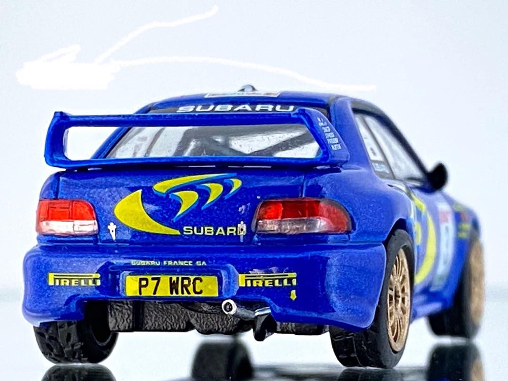 Subaru Impreza Wrc97 Rally Sanremo Winner #3 Lhd GT512 - Mini GT (WRC 555) action figure collectible [Barcode 4895183673730] - Main Image 3