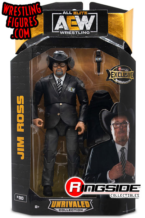 ** TRADED - Jim Ross - Jazwares AEW (AEW Unrivaled Collection) action figure collectible - Main Image 1