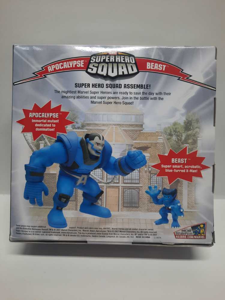 Apocalypse vs Beast  (Marvel: Super Hero Squad) action figure collectible [Barcode 653569259657] - Main Image 2