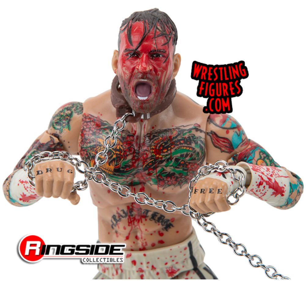 CM Punk - Jazwares AEW (AEW Unrivaled Ringside Collectibles) action figure collectible - Main Image 3