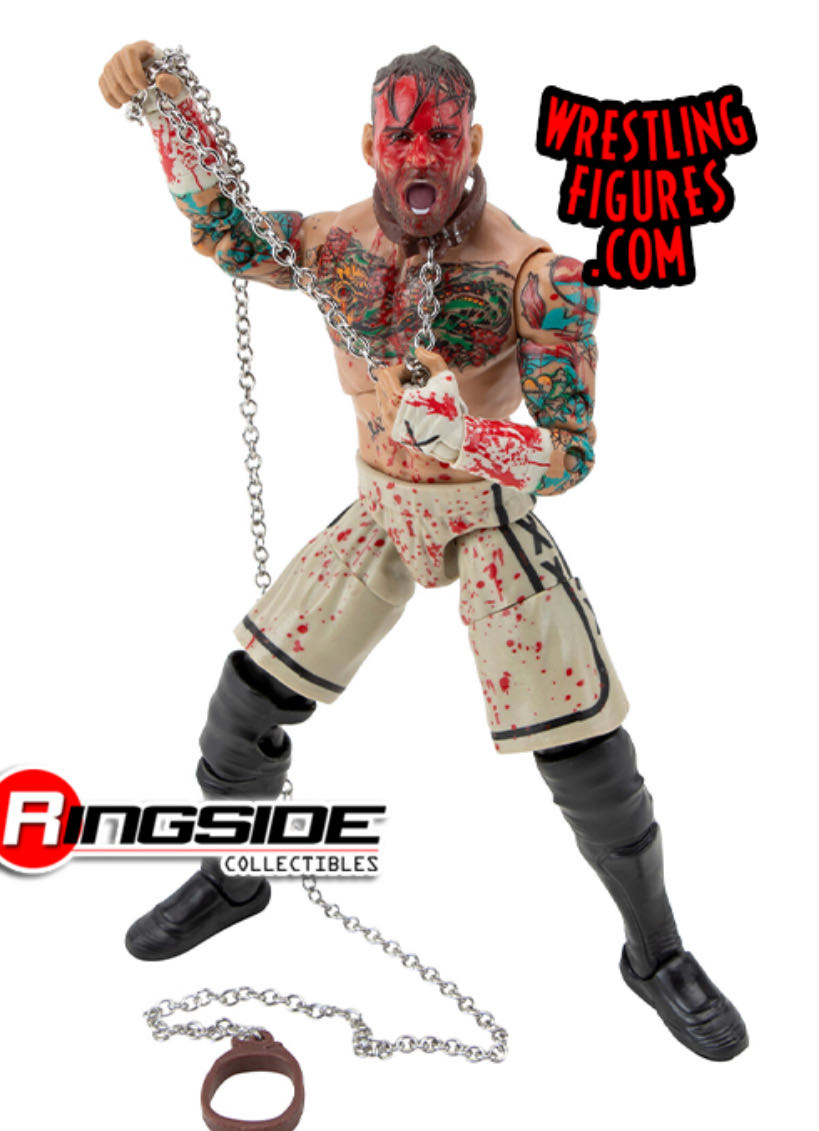 CM Punk - Jazwares AEW (AEW Unrivaled Ringside Collectibles) action figure collectible - Main Image 4