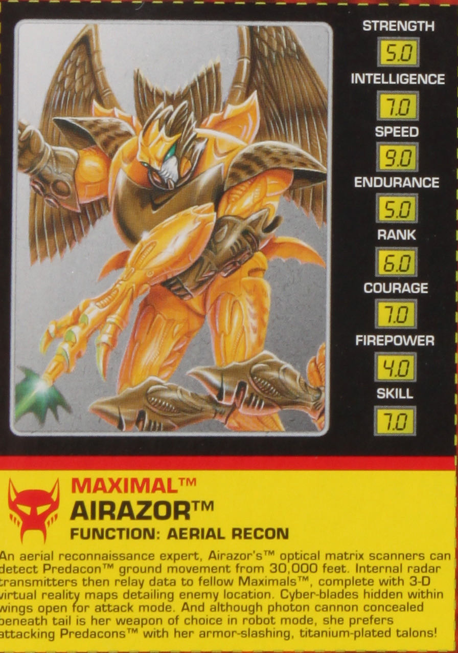 Beast Wars Basic Class Airrazor - Kenner (Transformers Beast Wars) action figure collectible - Main Image 3