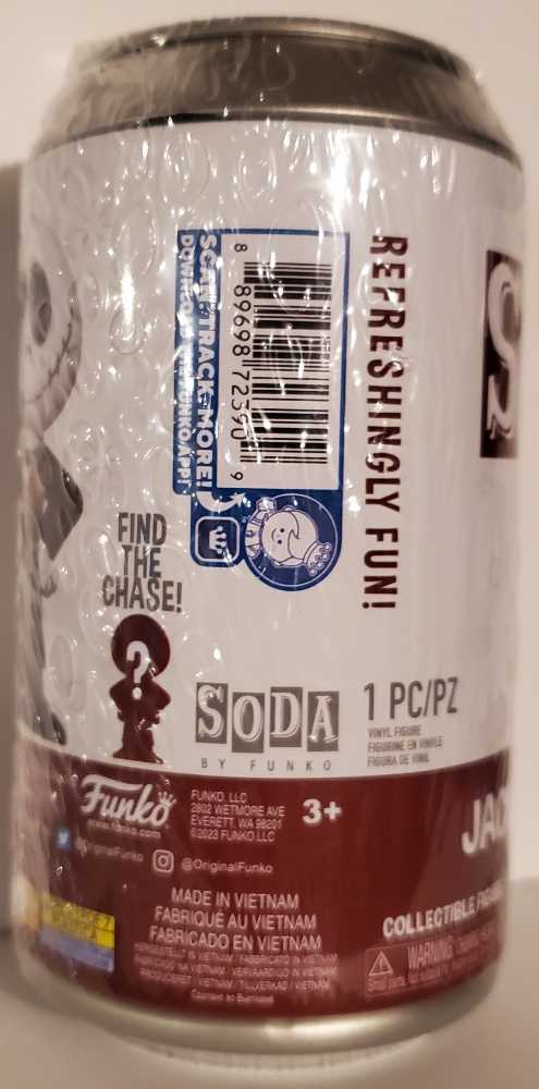 SODA Jack Skellington (Formal) - Disney: The Nightmare Before Christmas  - Funko (Funko Vinyl SODA) action figure collectible [Barcode 889698723909] - Main Image 3