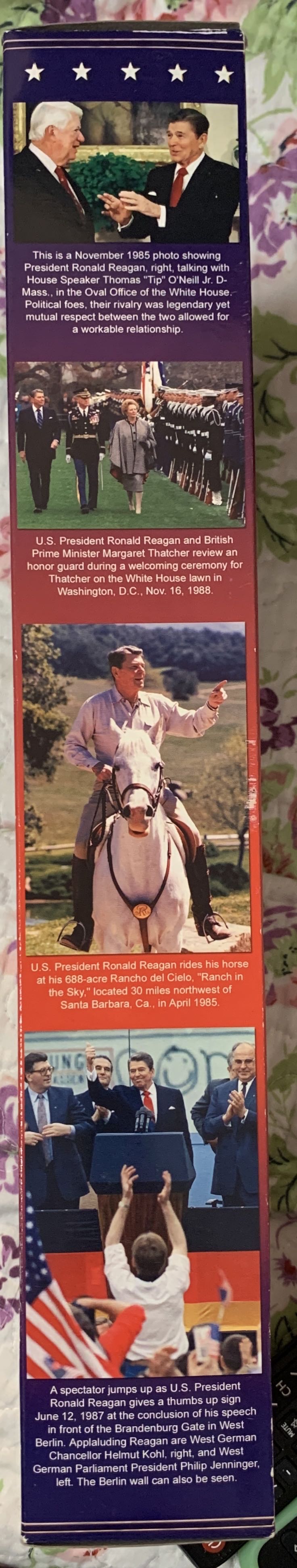 Toy Presidents Talking Ronald Reagan 12” Needs Batteries President New - Talking Presidents action figure collectible [Barcode 020474026115] - Main Image 3