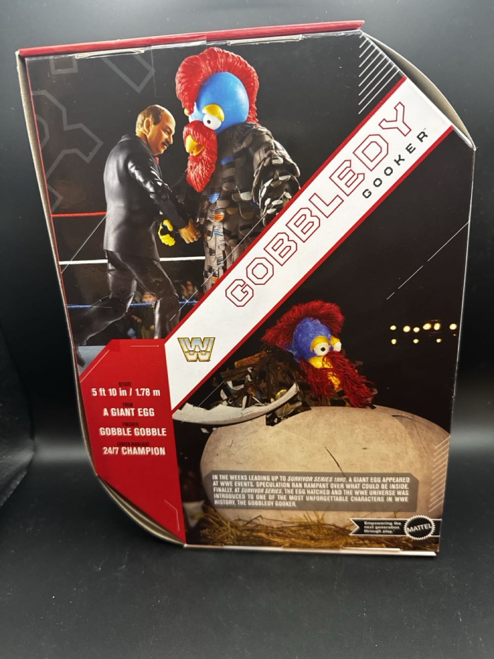 WWE Undertaker & Gobbledy Gooker - Mattel (WWE Ultimate Edition Survivor Series 1990 2-Pack: Gobbledy Gooker & Undertaker) action figure collectible [Barcode 194735154258] - Main Image 6