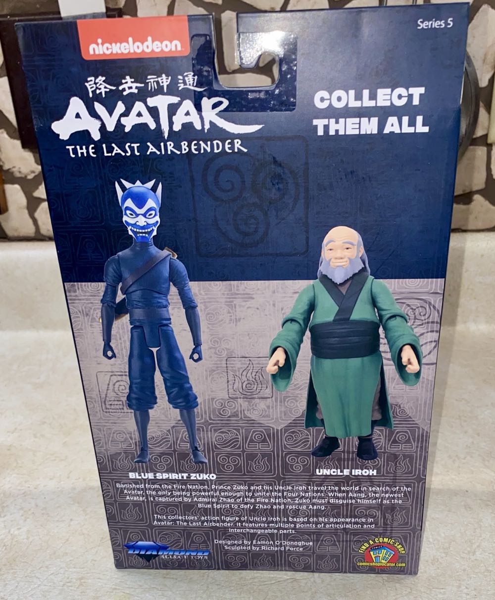 Avatar Uncle Iroh - Diamond Select Toys (Avatar: The Last Airbender) action figure collectible [Barcode 699788843864] - Main Image 2