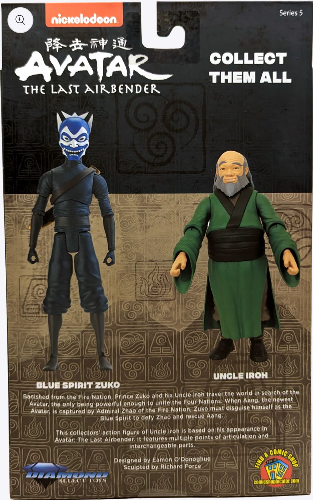 Avatar Uncle Iroh - Diamond Select Toys (Avatar: The Last Airbender) action figure collectible [Barcode 699788843864] - Main Image 4