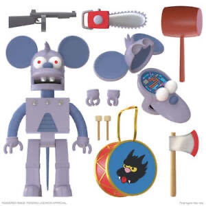 Super7 The Simpsons Ultimates! Robot Itchy  (The Simpsons) action figure collectible [Barcode 840049817401] - Main Image 1