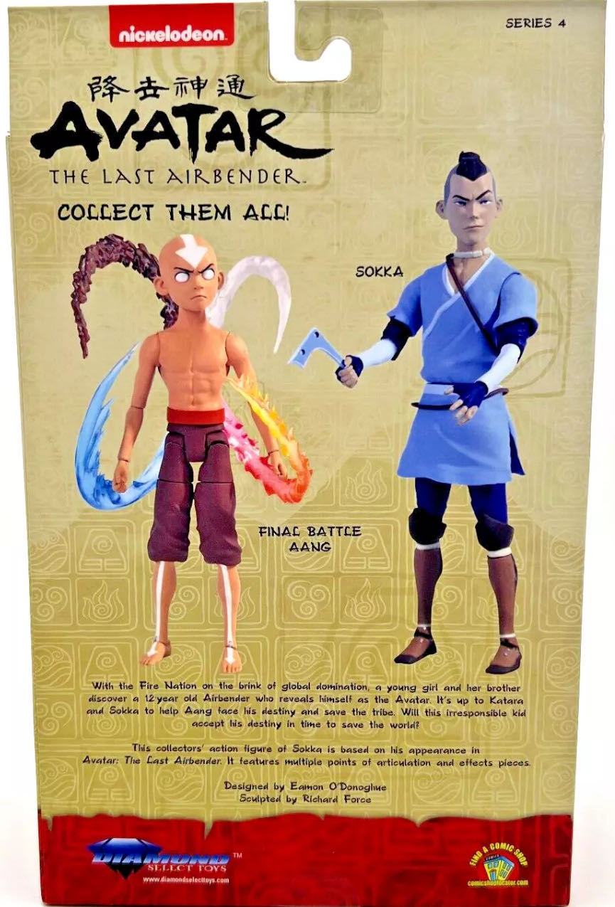 Avatar Sokka - Diamond Select Toys (Avatar - The Last Airbender) action figure collectible [Barcode 699788839737] - Main Image 4