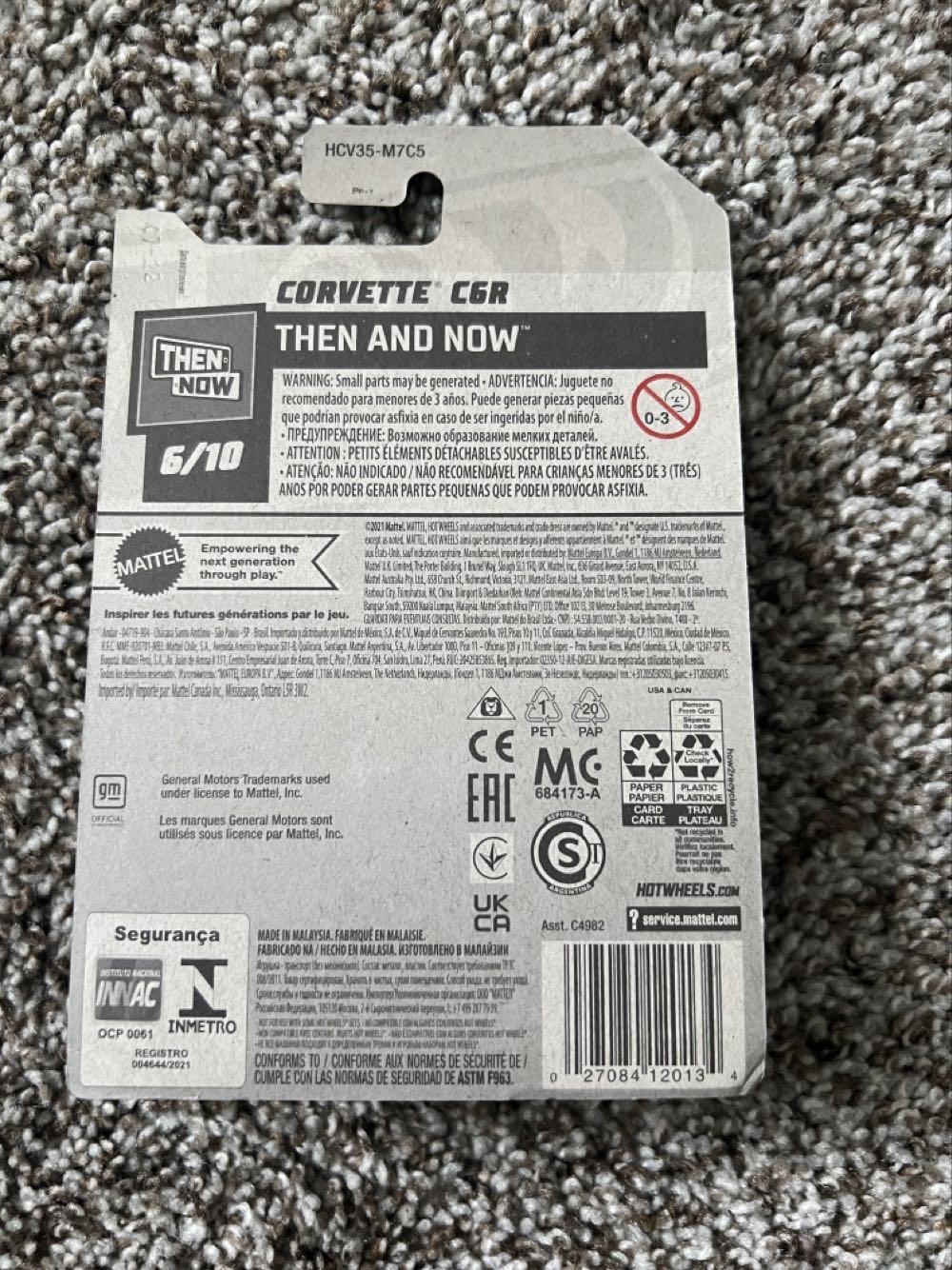 Corvette C6R - Mattel (Hotwheels Then & Now) action figure collectible - Main Image 2