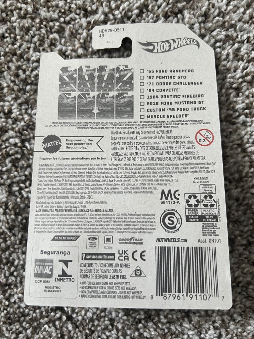 Corvette ‘84 - Mattel (Hotwheels Stars & Stripes) action figure collectible - Main Image 2