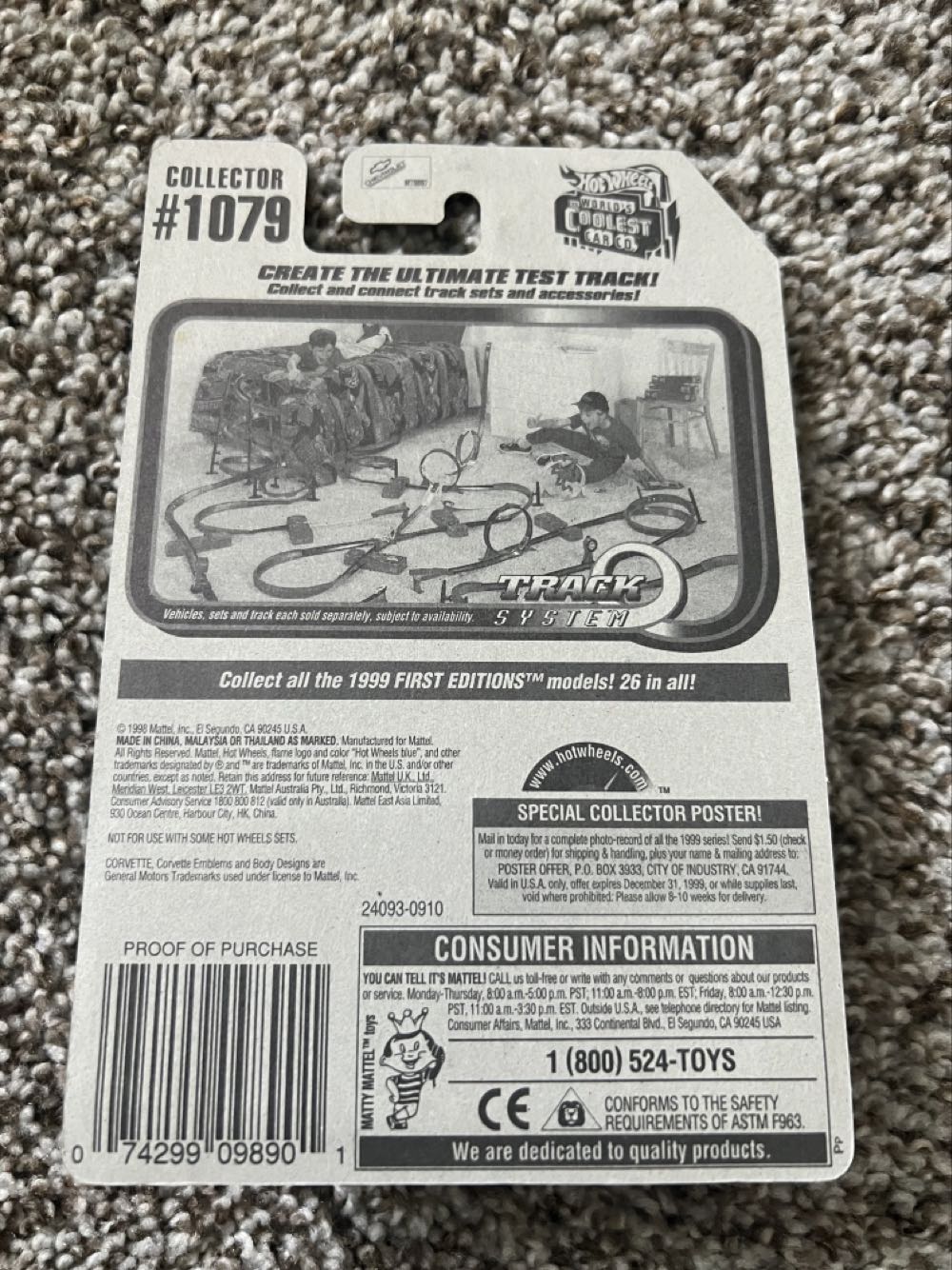 Corvette ‘63 - Mattel (Hotwheels 1999 First Editions) action figure collectible - Main Image 2