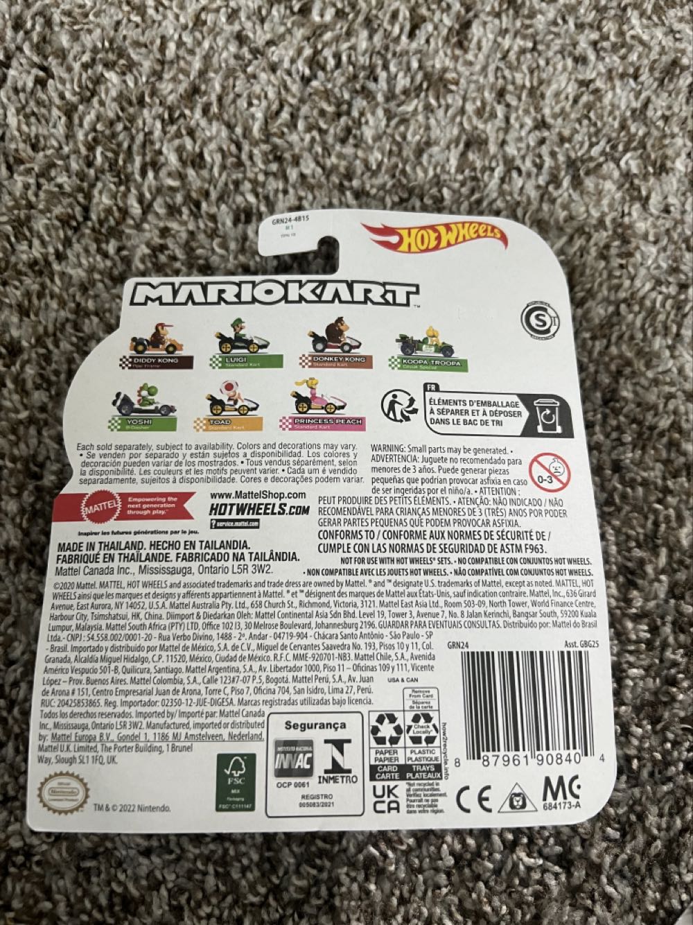 Mario Kart HW: Koopa Troopa - Mattel (Hotwheels Mario Kart) action figure collectible - Main Image 2