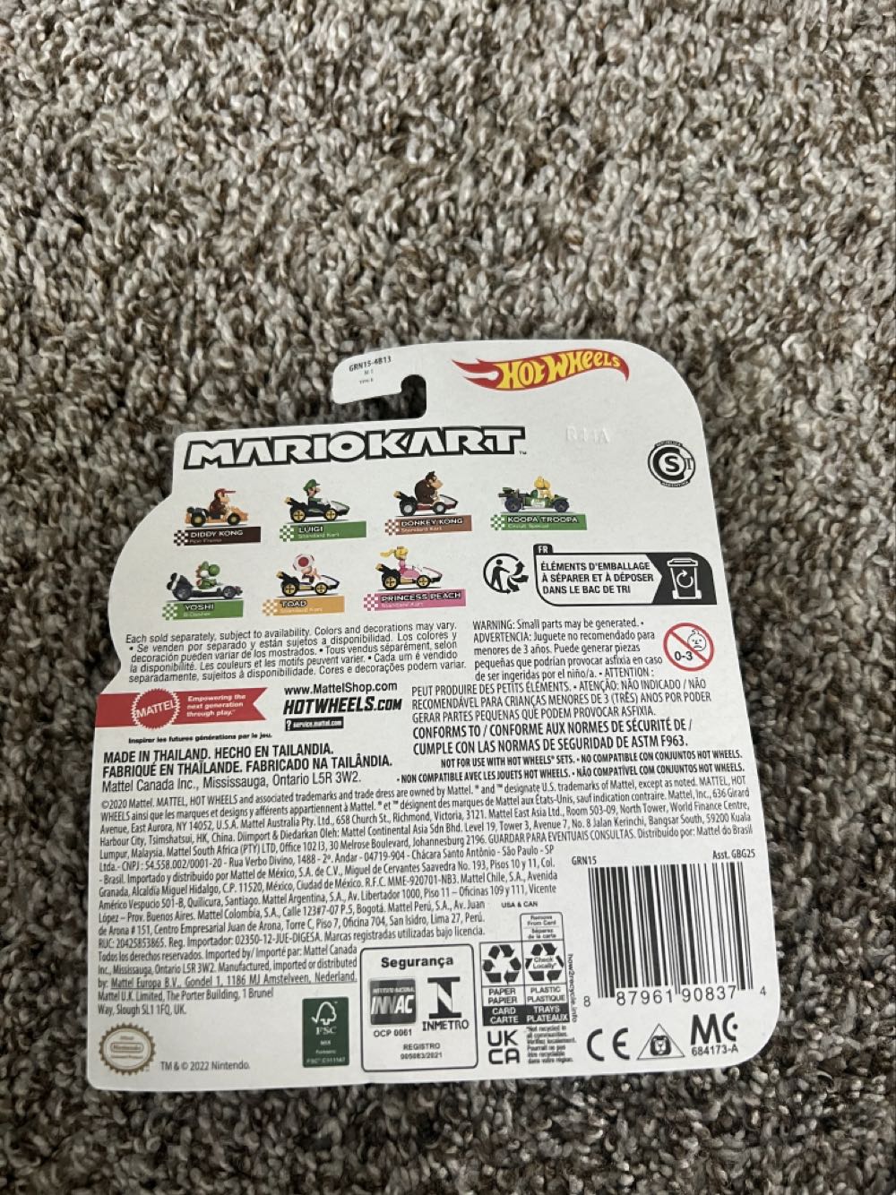 Mario Kart HW: Diddy Kong - Mattel (Hotwheels Mario Kart) action figure collectible - Main Image 2