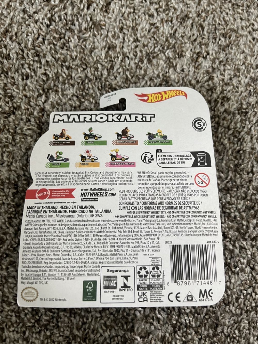 Mario Kart HW: Yoshi - Mattel (Hotwheels Mario Kart) action figure collectible - Main Image 2