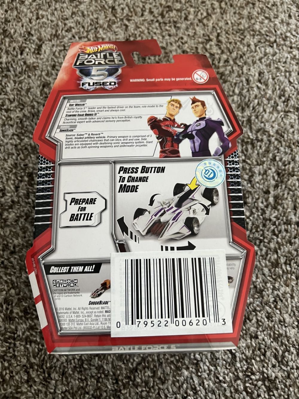 Battle Force 5 HW: Sonicslash - Mattel (Hotwheels Battle Force 5) action figure collectible - Main Image 2