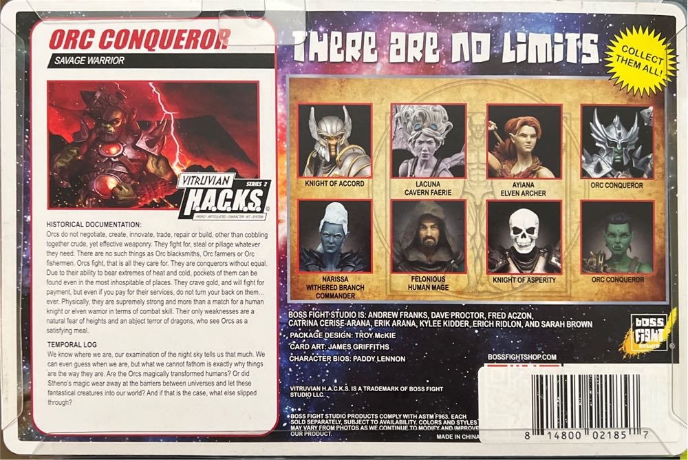 Orc Conqueror - Boss Fight Studios (Vitruvian HACKS Series 2) action figure collectible [Barcode 814800021857] - Main Image 2