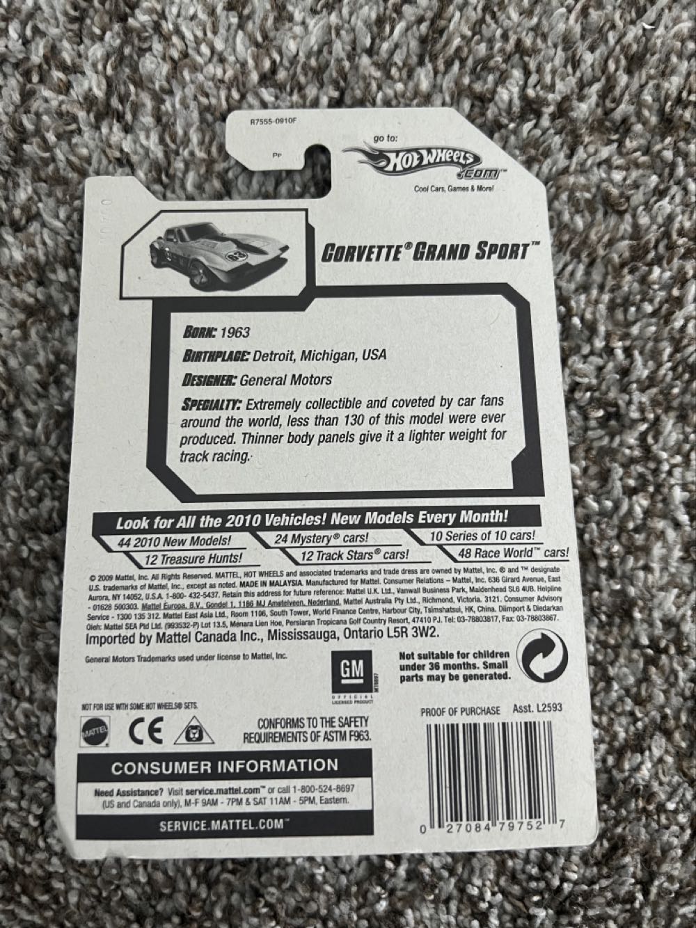 Corvette Grand Sport - Mattel (Hotwheels Fast Than Ever ‘10) action figure collectible - Main Image 2