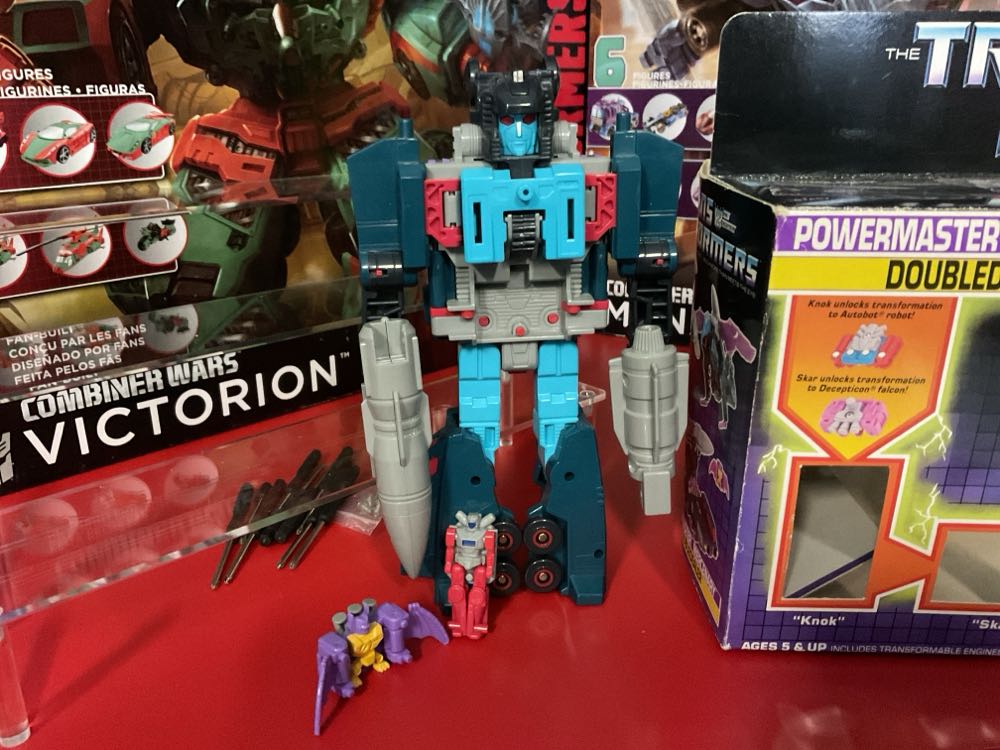 Transformers G1 Doubledealer With Knok And Skar - Hasbro (Powermasters) action figure collectible - Main Image 2
